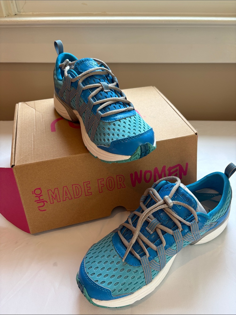 Ryka Women's Teal and Gray Hydro Sport Water Sneakers